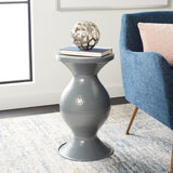 SAFAVIEH Gulen Small Hammered Stool Table - 12Wx12Dx22H