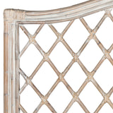 SAFAVIEH Gulfem Brown/ Multi Rattan Wicker Trellis Headboard (Full)