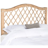 SAFAVIEH Gulfem Brown/ Multi Rattan Wicker Trellis Headboard (Full)