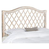 SAFAVIEH Gulfem Brown/ Multi Rattan Wicker Trellis Headboard (Full)