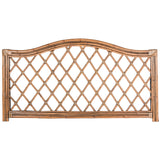 SAFAVIEH Gulfem Brown/ Multi Rattan Wicker Trellis Headboard (Full)