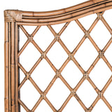 SAFAVIEH Gulfem Brown/ Multi Rattan Wicker Trellis Headboard (Full)