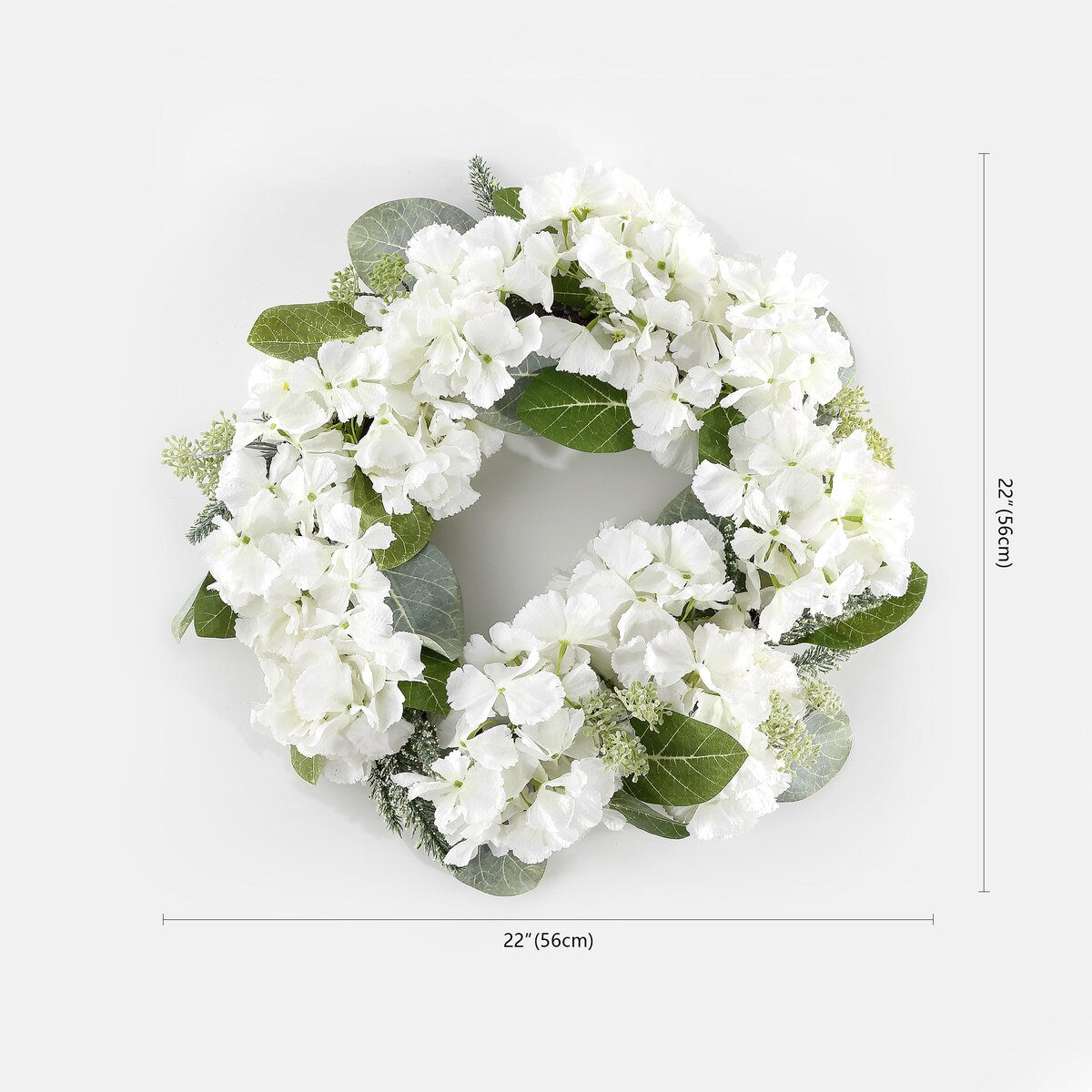 SAFAVIEH Gwenda Faux 22-inch Hydrangea & Magnolia Wreath