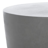 SAFAVIEH Hadil Concrete Indoor/ Outdoor Accent Table - 14.1" x 14.1" x 17.7" - 14Wx14Dx18H