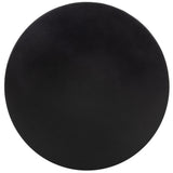 SAFAVIEH Hadil Indoor/ Outdoor Modern Black Concrete Round Accent Table - 14.1" W x 14.1" L x 17.7" H - 14Wx14Dx18H