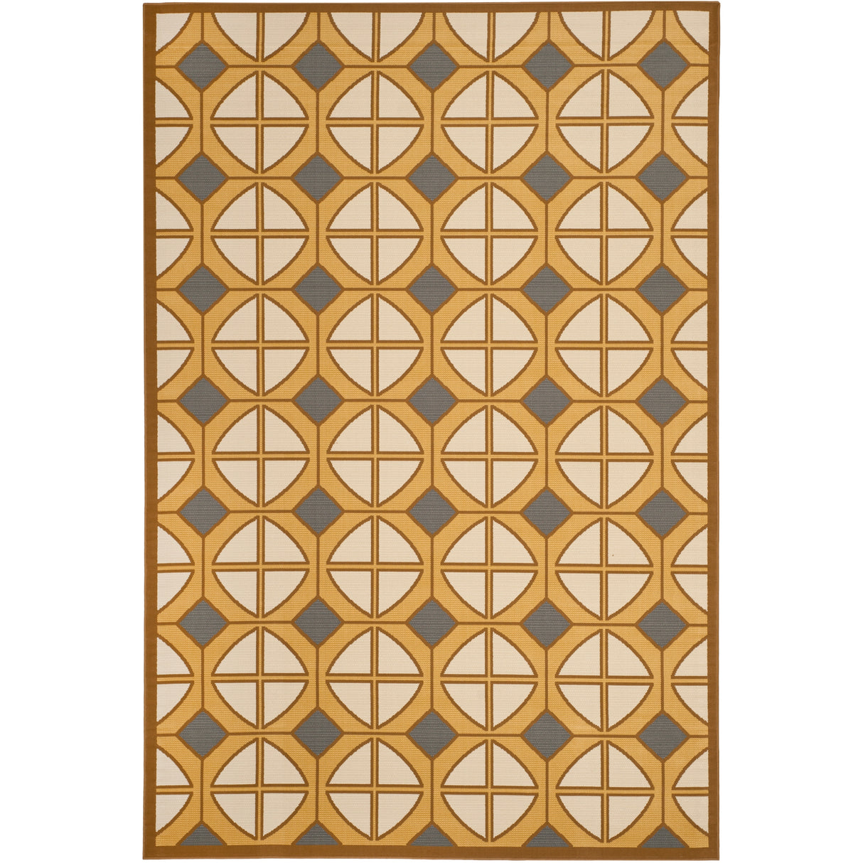 SAFAVIEH Hampton Haley Modern Indoor/ Outdoor Waterproof Patio Backyard Rug