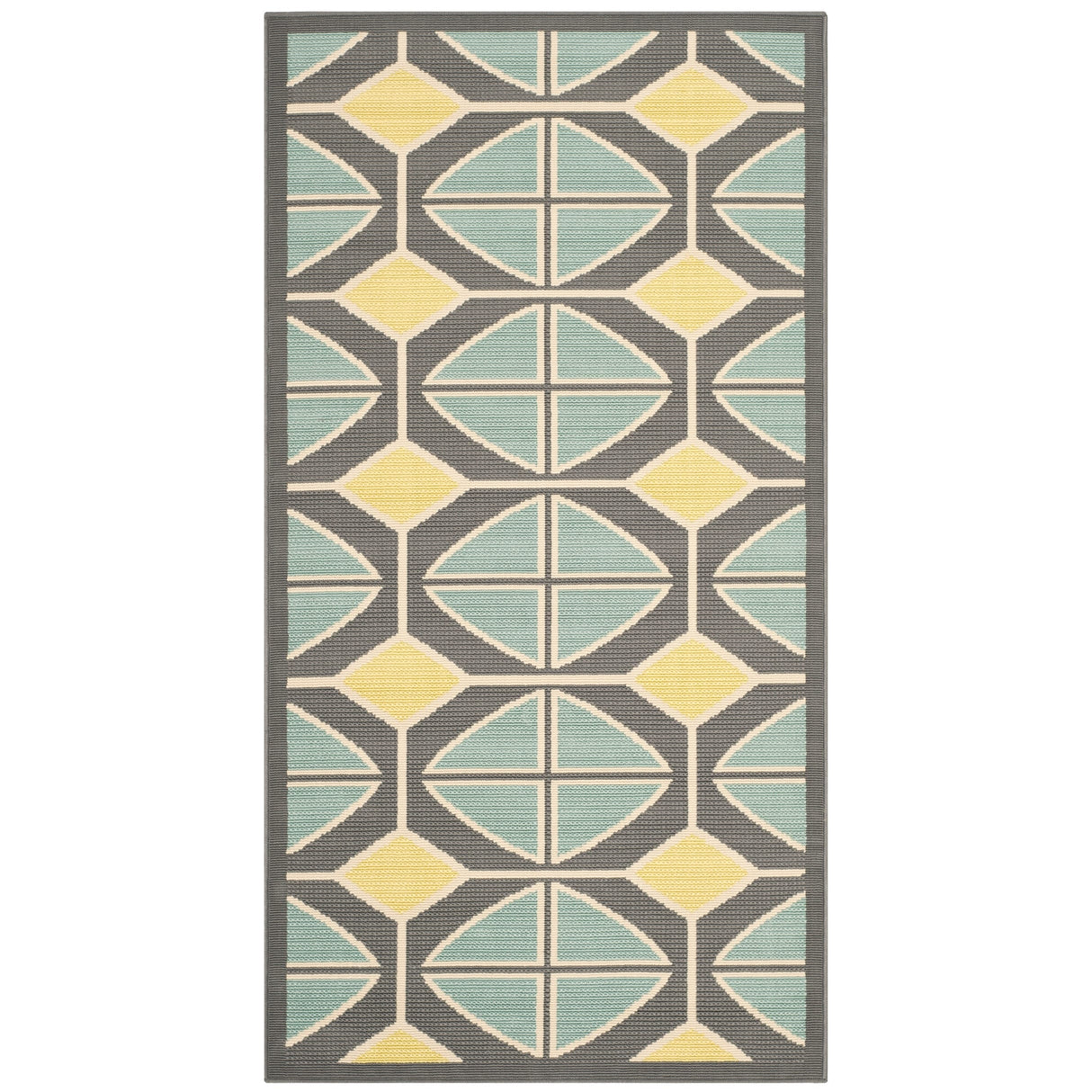 SAFAVIEH Hampton Haley Modern Indoor/ Outdoor Waterproof Patio Backyard Rug