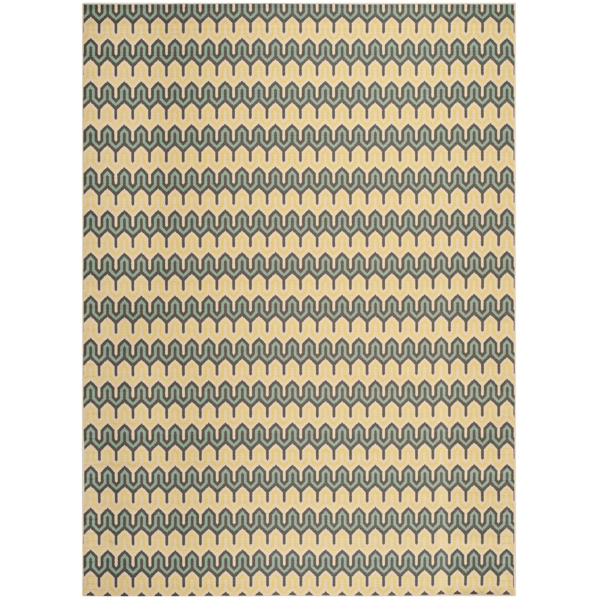 SAFAVIEH Hampton Tiana Modern Indoor/ Outdoor Waterproof Patio Backyard Rug