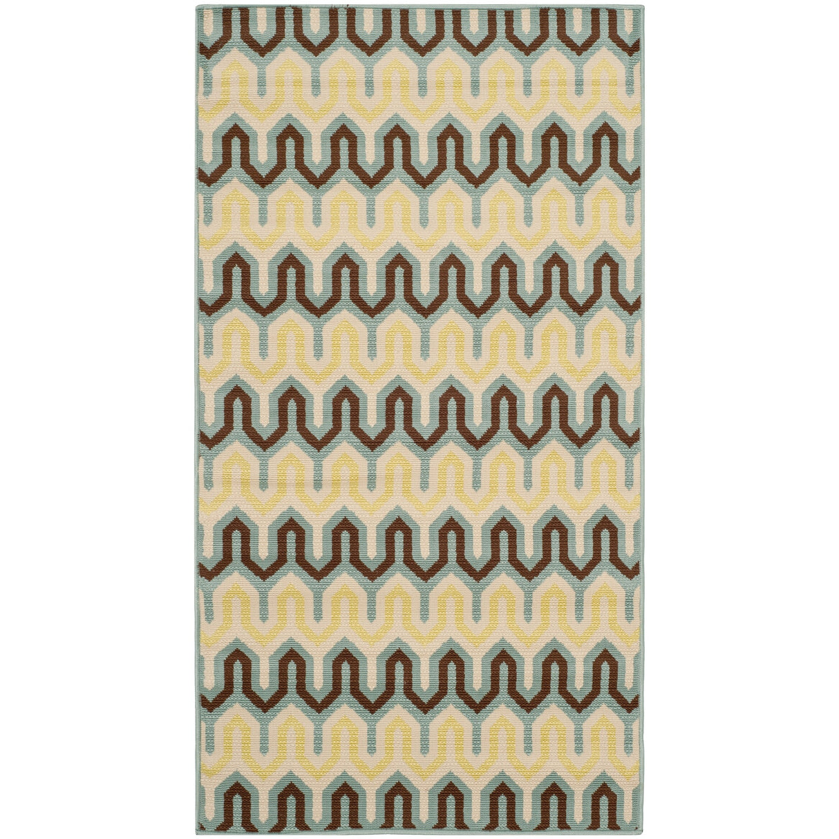 SAFAVIEH Hampton Tiana Modern Indoor/ Outdoor Waterproof Patio Backyard Rug