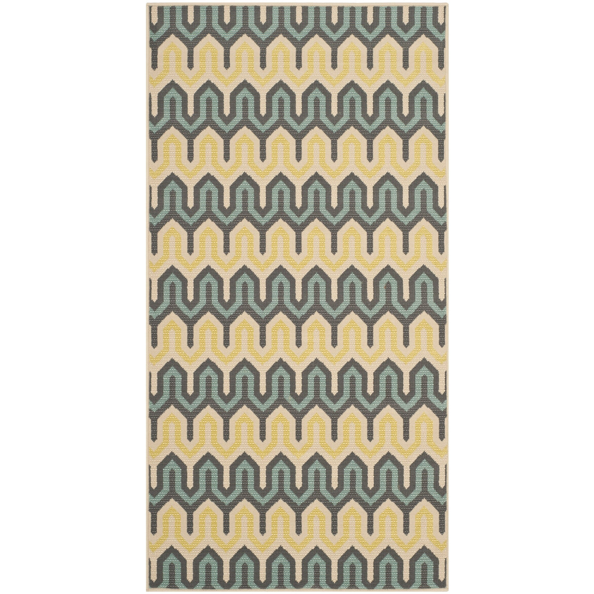 SAFAVIEH Hampton Tiana Modern Indoor/ Outdoor Waterproof Patio Backyard Rug