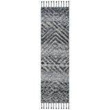 SAFAVIEH Hand-Knotted Casablanca Shag Maite Tribal Wool Rug