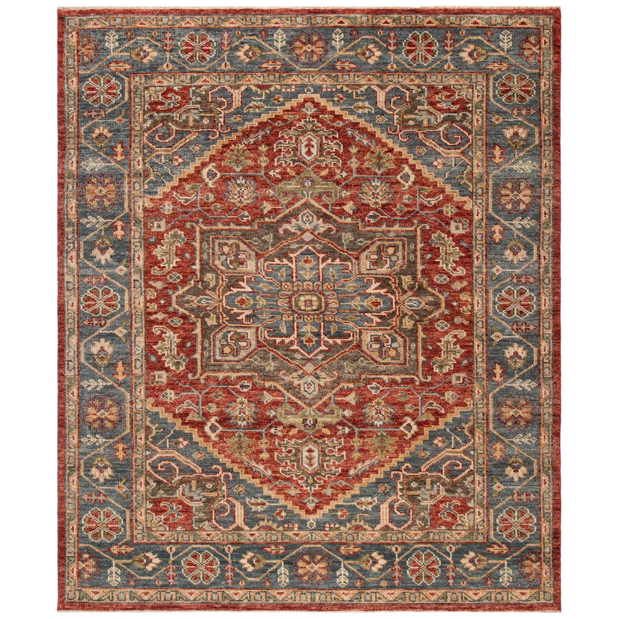 SAFAVIEH Hand-Knotted Samarkand Kristiane Traditional Wool Rug