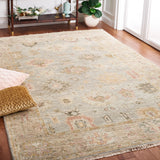 SAFAVIEH Hand-Knotted Samarkand Lyusi Traditional Wool Rug