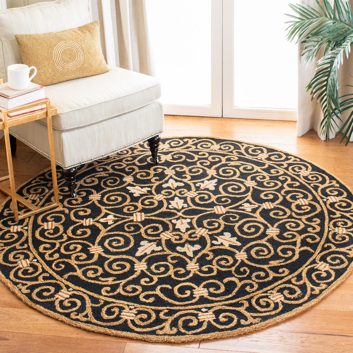 SAFAVIEH Hand-hooked Chelsea Joba Country Oriental Wool Rug