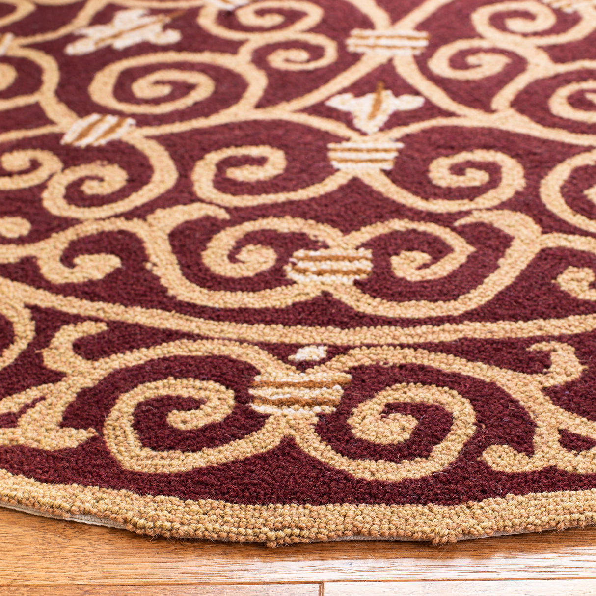 SAFAVIEH Hand-hooked Chelsea Joba Country Oriental Wool Rug