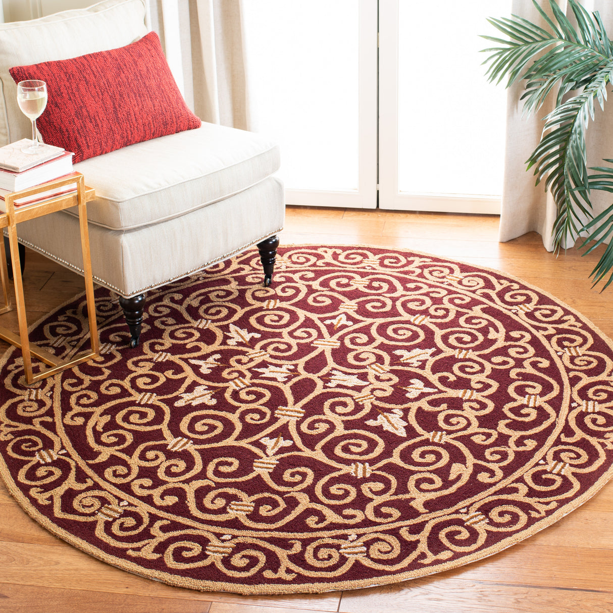 SAFAVIEH Hand-hooked Chelsea Joba Country Oriental Wool Rug