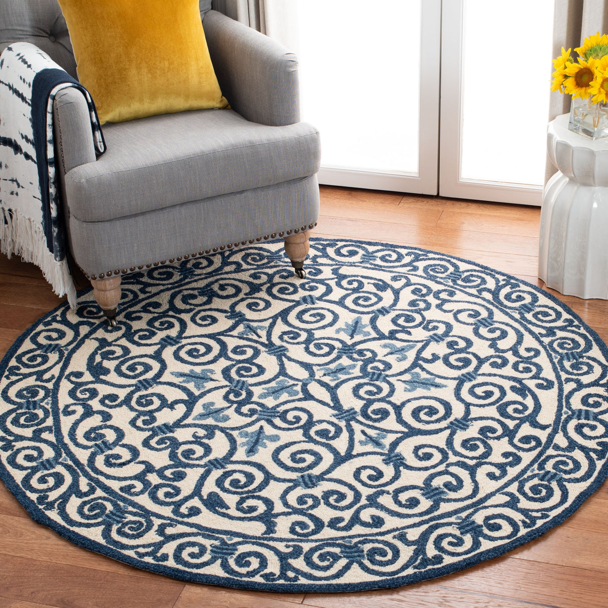 SAFAVIEH Hand-hooked Chelsea Joba Country Oriental Wool Rug