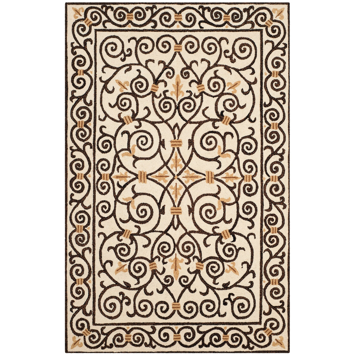 SAFAVIEH Hand-hooked Chelsea Joba Country Oriental Wool Rug