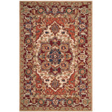 SAFAVIEH Hand-hooked Solbritt Red/ Ivory Wool Rug