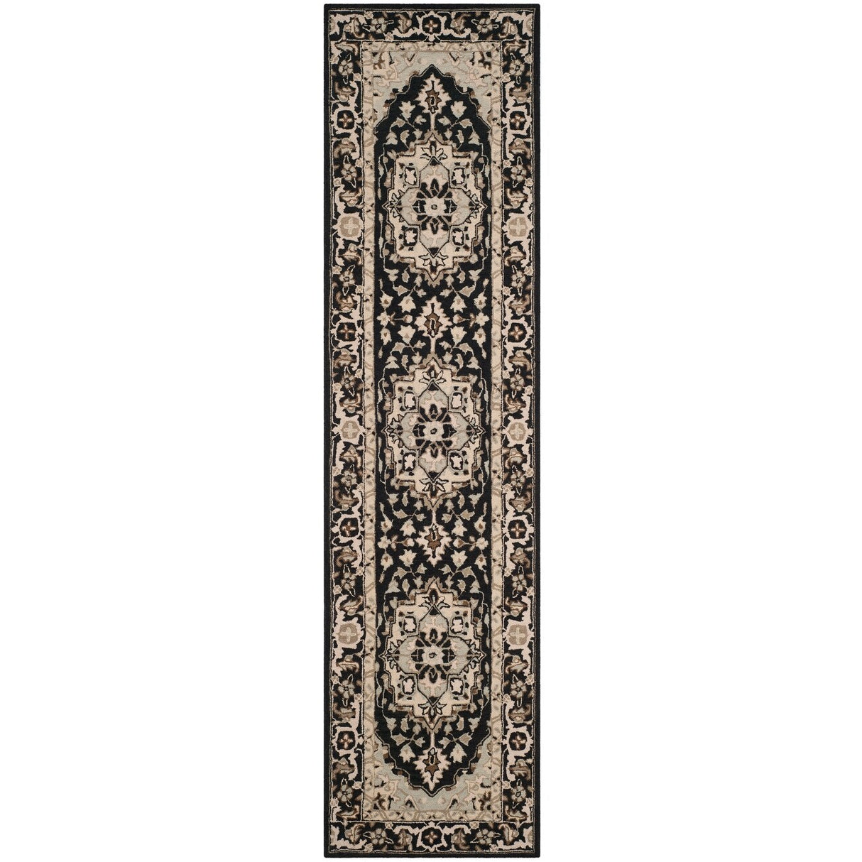 SAFAVIEH Hand-hooked Solbritt Red/ Ivory Wool Rug