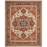 SAFAVIEH Hand-hooked Solbritt Red/ Ivory Wool Rug