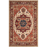 SAFAVIEH Hand-hooked Solbritt Red/ Ivory Wool Rug