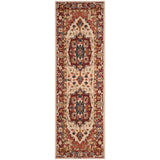 SAFAVIEH Hand-hooked Solbritt Red/ Ivory Wool Rug