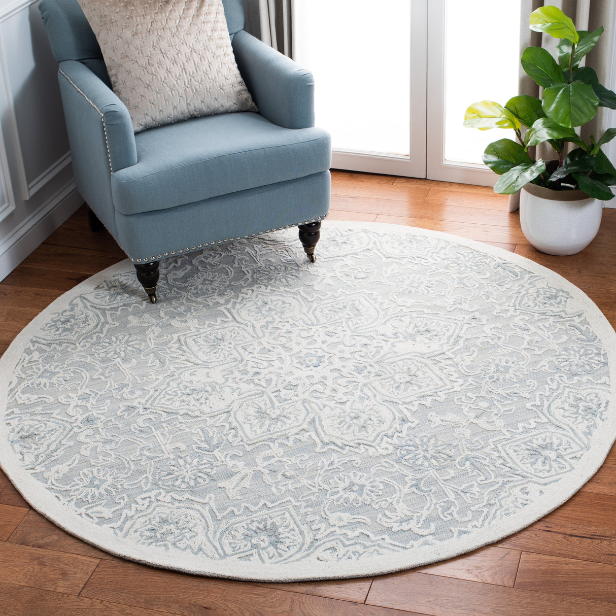 SAFAVIEH Handmade Abstract Eugenija Modern Wool Rug