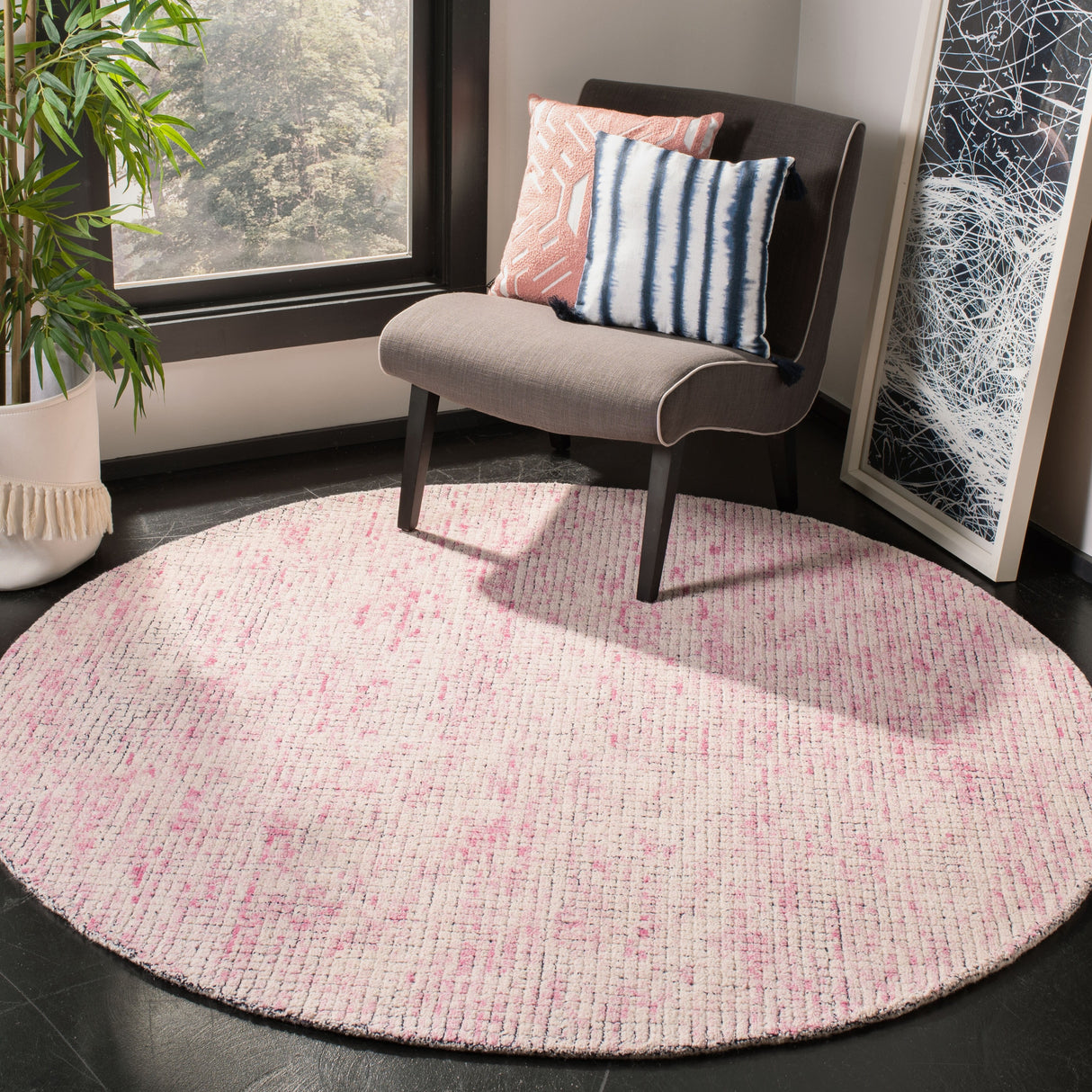 SAFAVIEH Handmade Abstract Gulay Modern Wool Rug