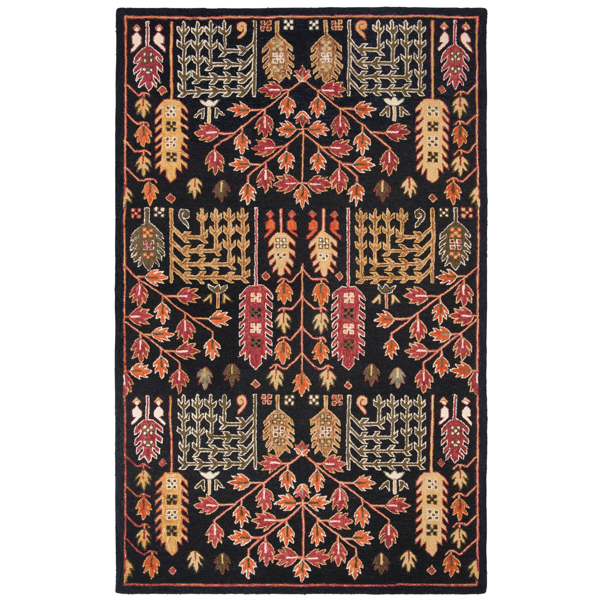 SAFAVIEH Handmade Abstract Harmanna Modern Wool Rug