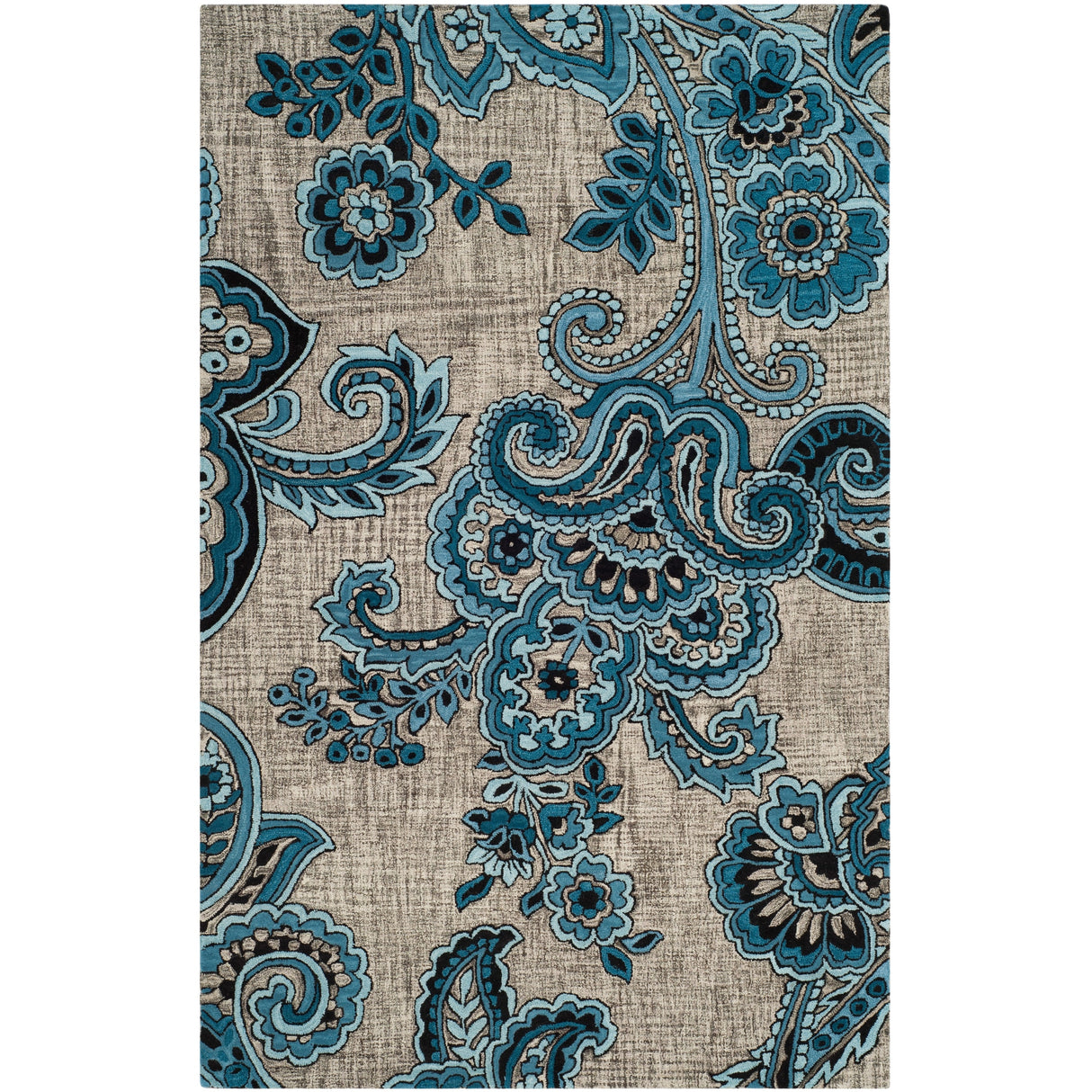 SAFAVIEH Handmade Allure Aulona Modern Floral Wool Rug