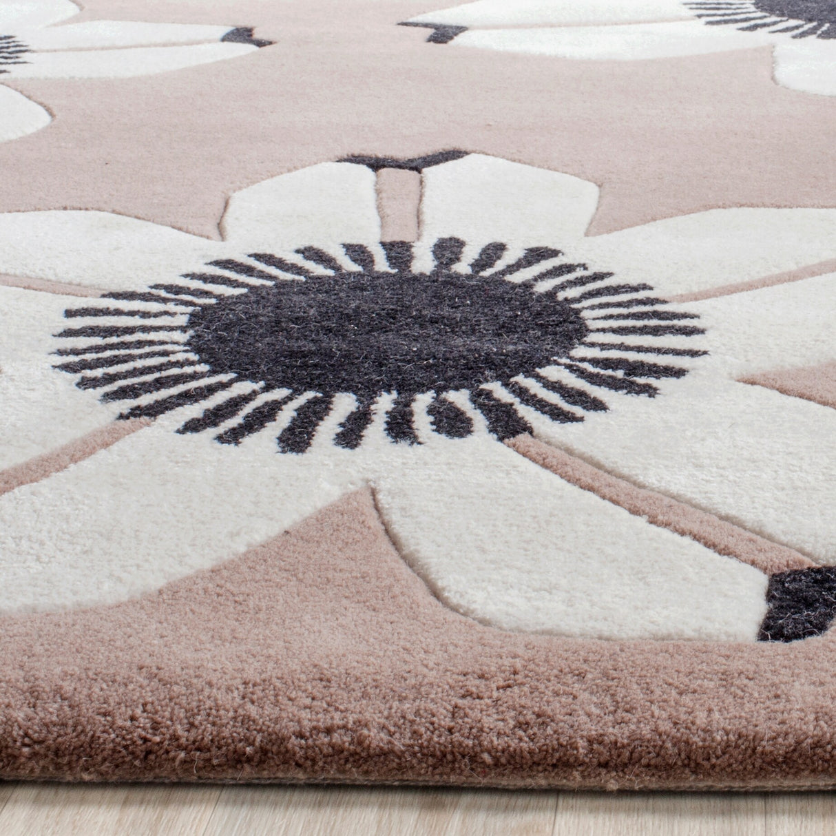 SAFAVIEH Handmade Allure Kondzha Modern Floral Wool Rug