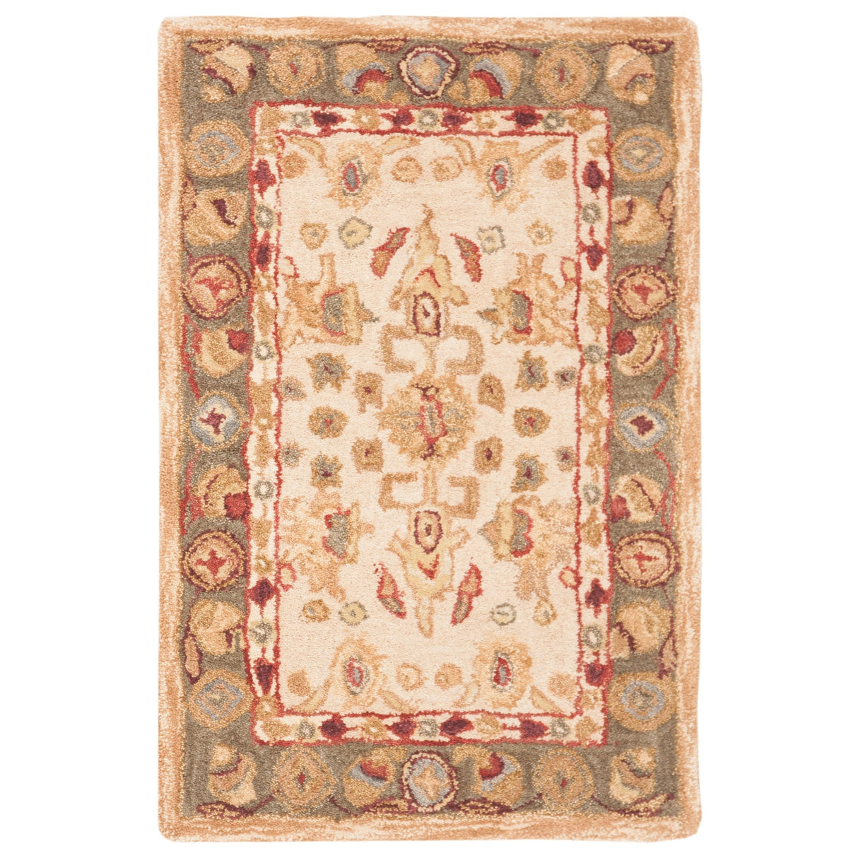 SAFAVIEH Handmade Anatolia Bibbi Traditional Oriental Hand-spun Wool Rug