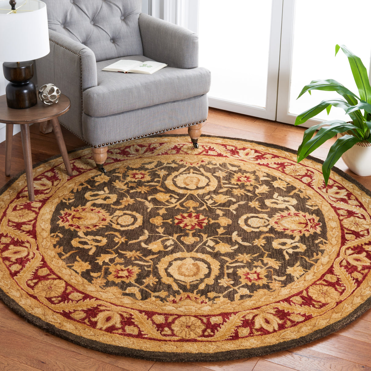 SAFAVIEH Handmade Anatolia Bibi Traditional Oriental Hand-spun Wool Rug