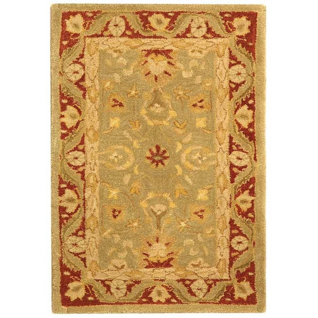 SAFAVIEH Handmade Anatolia Bibi Traditional Oriental Hand-spun Wool Rug