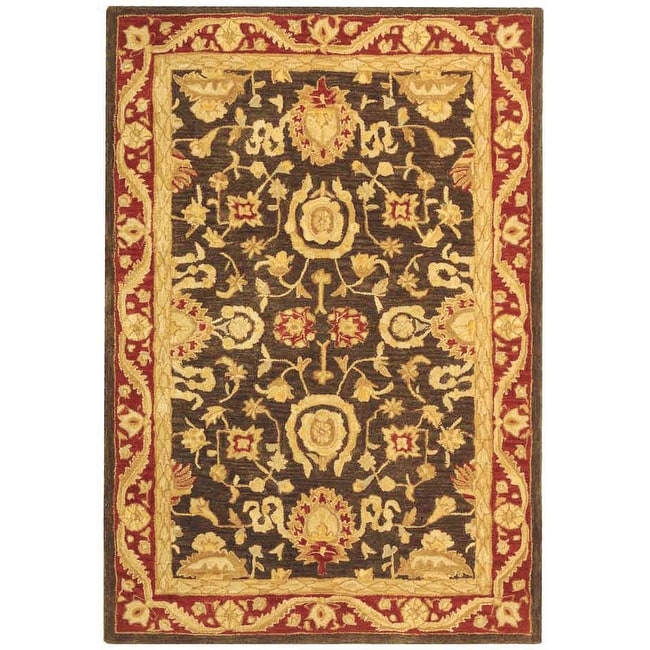 SAFAVIEH Handmade Anatolia Bibi Traditional Oriental Hand-spun Wool Rug