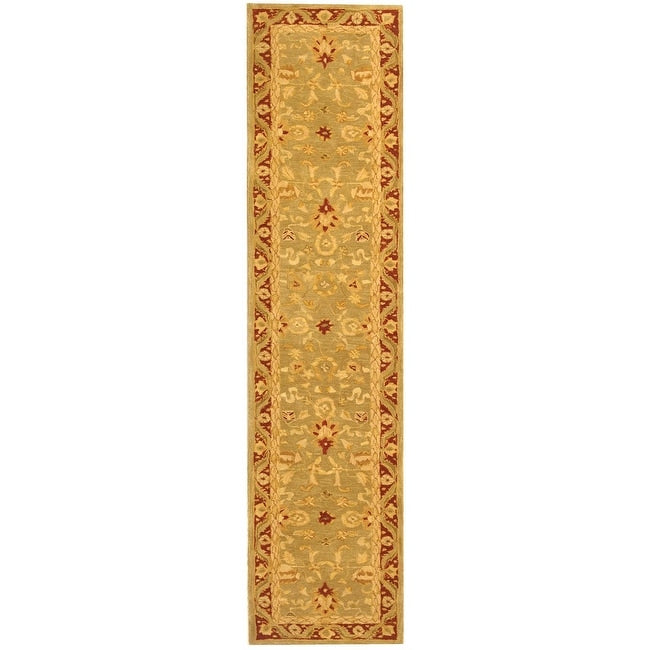 SAFAVIEH Handmade Anatolia Bibi Traditional Oriental Hand-spun Wool Rug