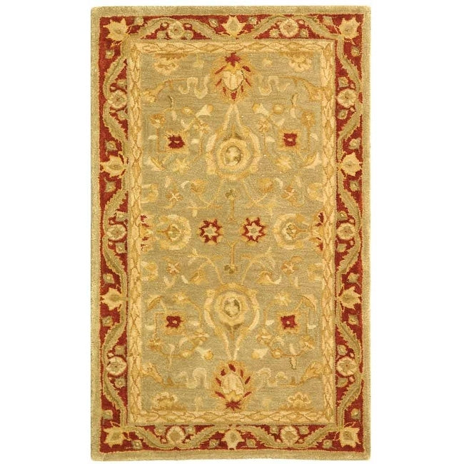 SAFAVIEH Handmade Anatolia Bibi Traditional Oriental Hand-spun Wool Rug