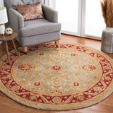 SAFAVIEH Handmade Anatolia Bibi Traditional Oriental Hand-spun Wool Rug