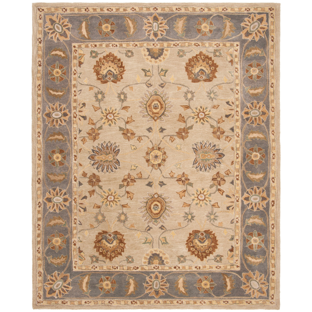 SAFAVIEH Handmade Anatolia Elmaz Traditional Oriental Hand-spun Wool Rug