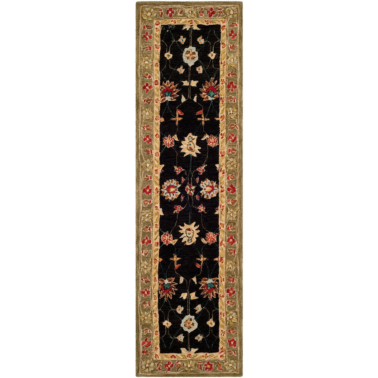 SAFAVIEH Handmade Anatolia Elmaz Traditional Oriental Hand-spun Wool Rug