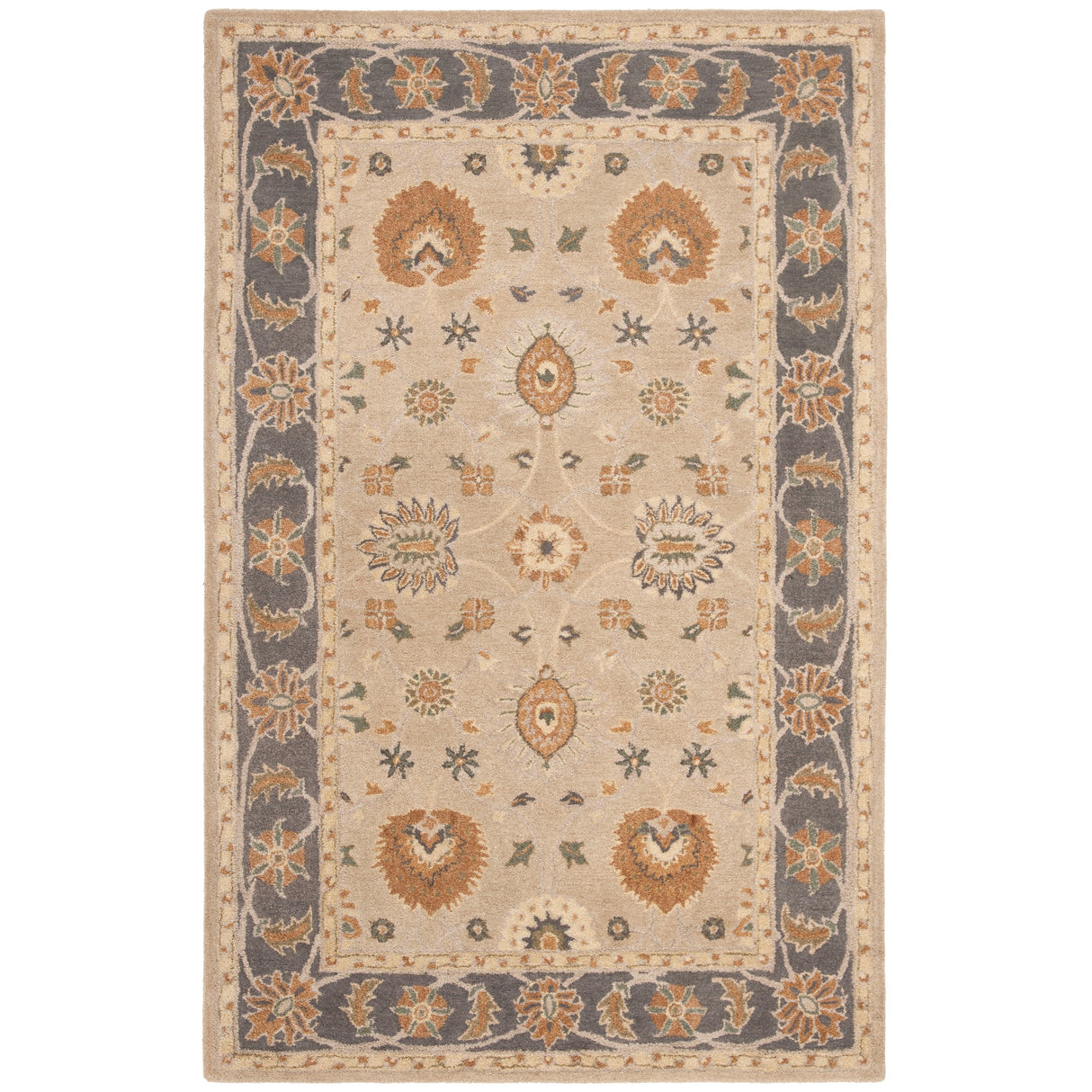 SAFAVIEH Handmade Anatolia Elmaz Traditional Oriental Hand-spun Wool Rug