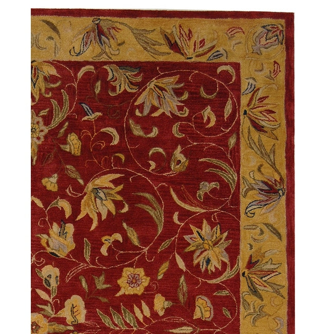 SAFAVIEH Handmade Anatolia Flossie Traditional Oriental Hand-spun Wool Rug