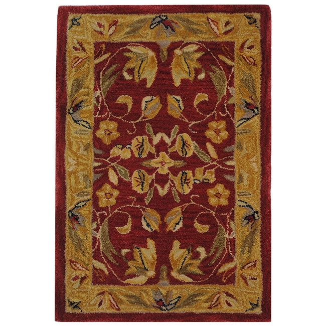 SAFAVIEH Handmade Anatolia Flossie Traditional Oriental Hand-spun Wool Rug