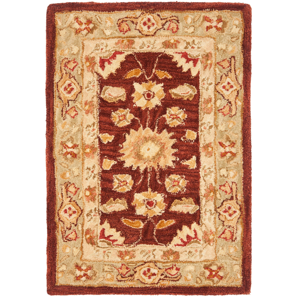 SAFAVIEH Handmade Anatolia Ibala Traditional Hand-spun Wool Rug