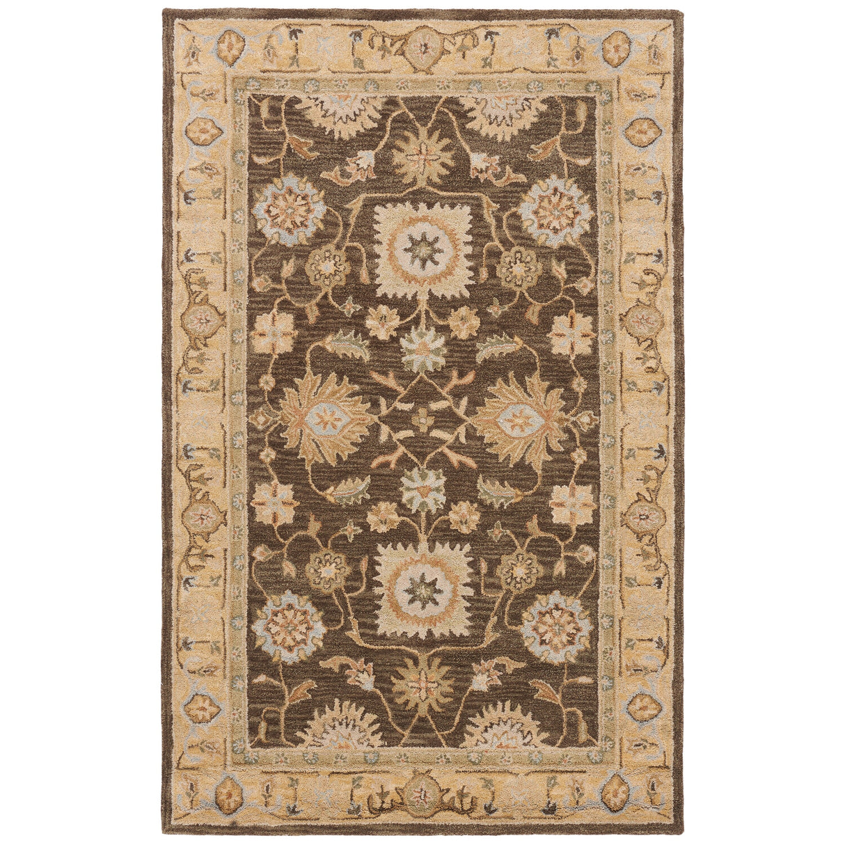 SAFAVIEH Handmade Anatolia Ibala Traditional Hand-spun Wool Rug