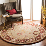 SAFAVIEH Handmade Anatolia Ibala Traditional Hand-spun Wool Rug