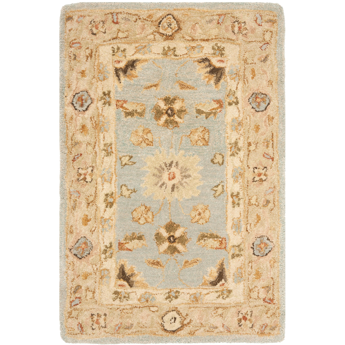 SAFAVIEH Handmade Anatolia Ibala Traditional Hand-spun Wool Rug