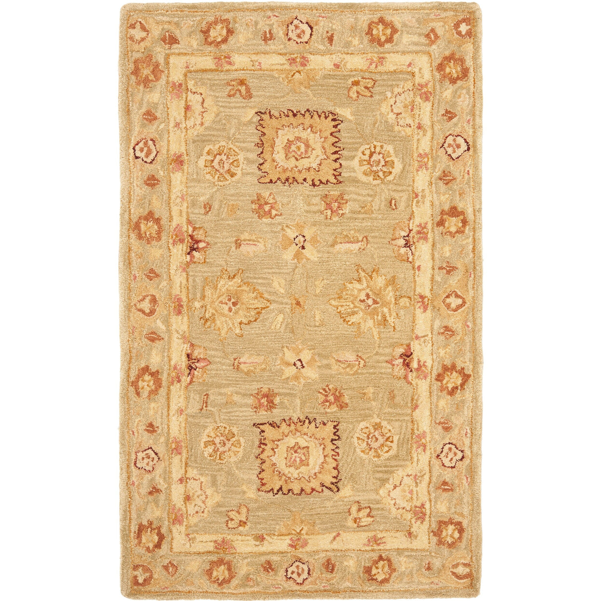 SAFAVIEH Handmade Anatolia Ibala Traditional Hand-spun Wool Rug