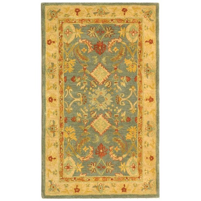 SAFAVIEH Handmade Anatolia Lieke Traditional Oriental Hand-spun Wool Rug